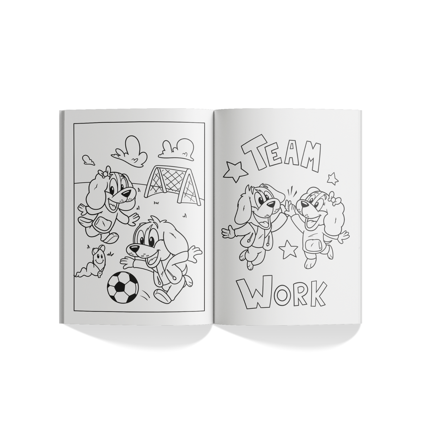 Color With Rudy and Reese Coloring Book