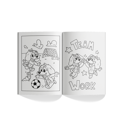 Color With Rudy and Reese Coloring Book