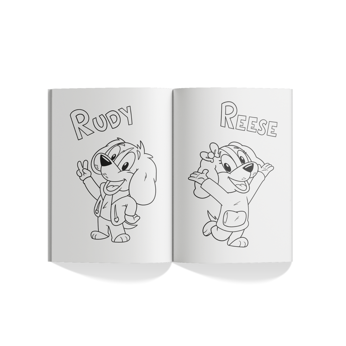 Color With Rudy and Reese Coloring Book