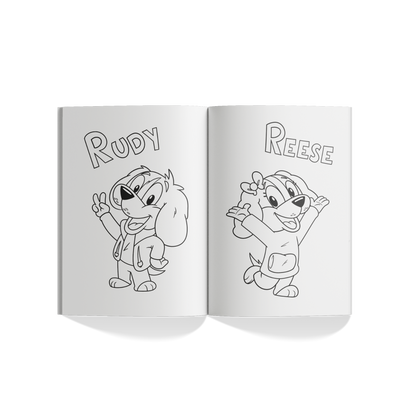 Color With Rudy and Reese Coloring Book
